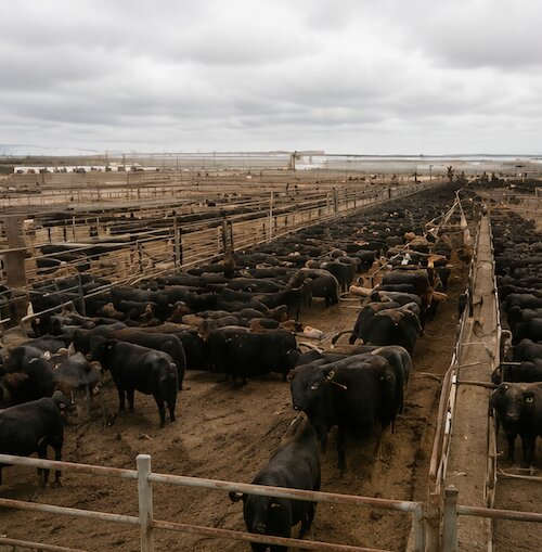 Industrial feedlot